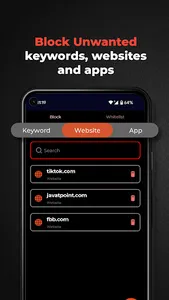Block websites: BlockerX Lite screenshot 5