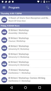 WisSched screenshot 1