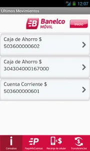 Banelco MÓVIL screenshot 2