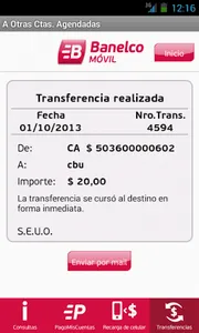 Banelco MÓVIL screenshot 4