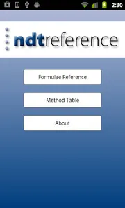 NDT Reference screenshot 0