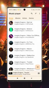 Music player screenshot 1