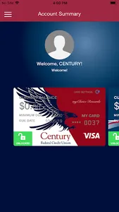 CFCU Visa screenshot 1