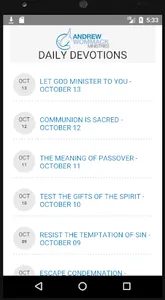 Daily Devotions - Andrew Womma screenshot 0