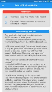 60 Fps Arena of Valor (AoV) HF screenshot 0