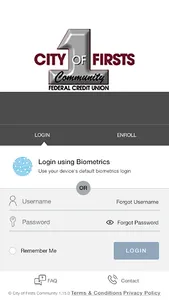 City of Firsts FCU Wallet screenshot 0