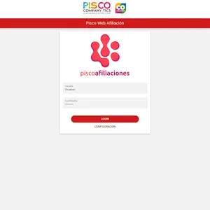 Pisco Afiliaciones Web screenshot 9