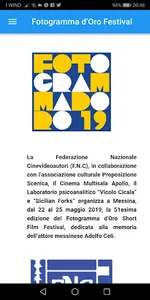 Fotogramma d'Oro 2019 screenshot 2