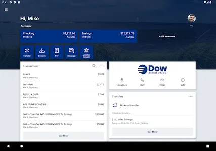 Dow Credit Union Banking screenshot 5