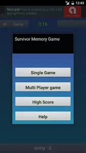 Memory Game Survivor screenshot 3