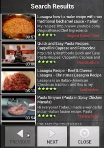 Cooking Video Tutorials screenshot 1