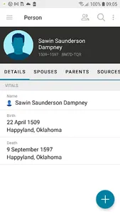 FamilySearch Tree screenshot 2