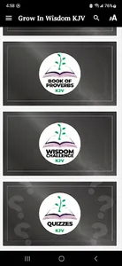 Grow in Wisdom KJV screenshot 6