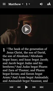 KJV Audio Bible + Gospel Films screenshot 2