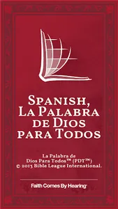 Spanish PDT Bible screenshot 0