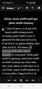 Zapotec, Guevea Humboldt Bible screenshot 3