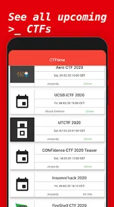 CTF Time screenshot 0
