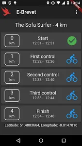 E-Brevet (Audax UK) screenshot 4
