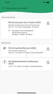 IFA Events screenshot 1