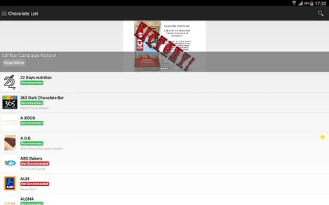 Chocolate List screenshot 3