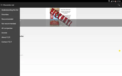 Chocolate List screenshot 4