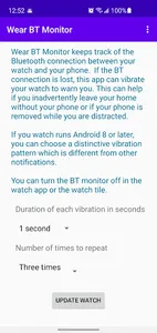 Wear BT Monitor screenshot 0