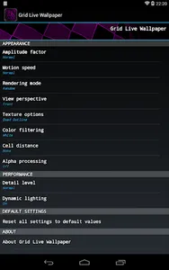 Grid Live Wallpaper screenshot 5