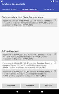 Investments simulator screenshot 11