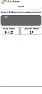 Cálculo de Notas screenshot 3