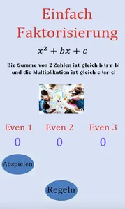 Einfaches Faktorisierungsspiel screenshot 1