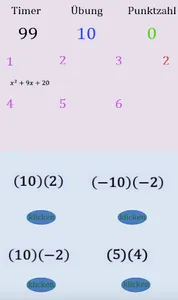 Einfaches Faktorisierungsspiel screenshot 3