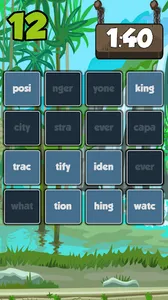 Word Fuse - match the halves screenshot 0