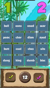 Word Fuse - match the halves screenshot 1