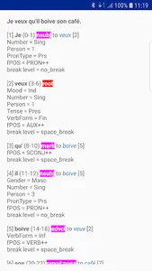 GrammarScope UDPipe screenshot 5