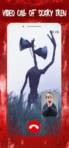 Siren Head Prank video call screenshot 0