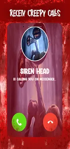 Siren Head Prank video call screenshot 4