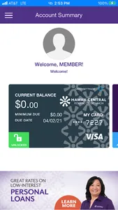 HCFCU Cards screenshot 1