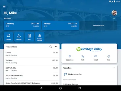 Heritage Valley Mobile Banking screenshot 5