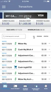 Card Control by Healthcare FCU screenshot 2