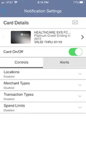 Card Control by Healthcare FCU screenshot 6