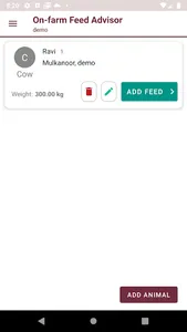 On-farm Feed Advisor screenshot 1