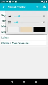 Alkitab TarBar screenshot 3