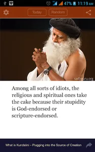 Mystic Quotes - Sadhguru screenshot 7