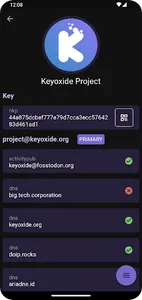 Keyoxide screenshot 2