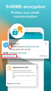 Email Aqua Mail - Fast, Secure screenshot 2