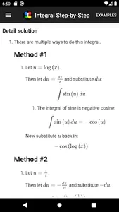 Integral Step-By-Step Calc screenshot 1