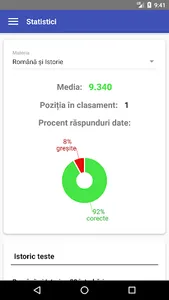 Teste Admitere SNPAP screenshot 4