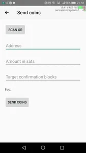 Lndroid.Wallet Testnet screenshot 4