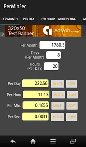 PerMinSec screenshot 0
