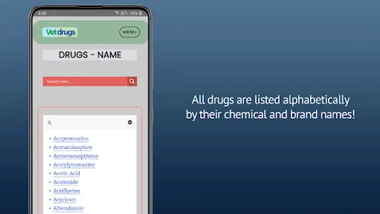 Vetdrugs screenshot 1